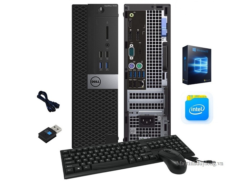 Máy tính Dell 7040 SFF/ Core i3 6100, Dram4 8Gb, Ổ M2 128G + HDD 500G chất lượng cao