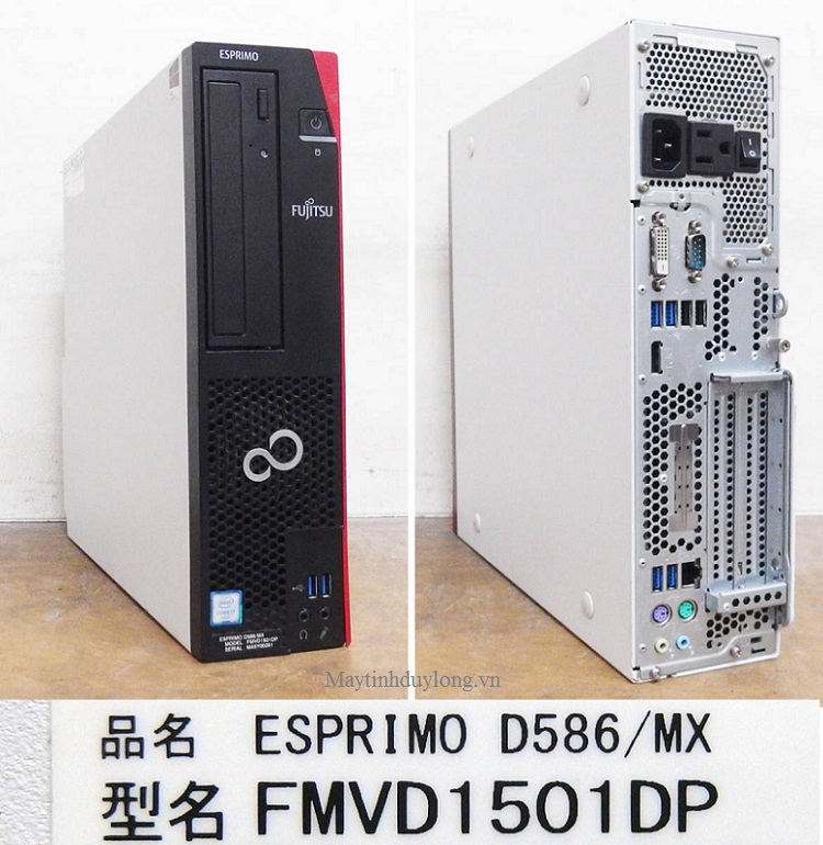 Máy tính FUJITSU D586/ Core i3 6100 xung 3,7G, Dram4 4G, ổ SSD 120G dùng văn phòng học tập