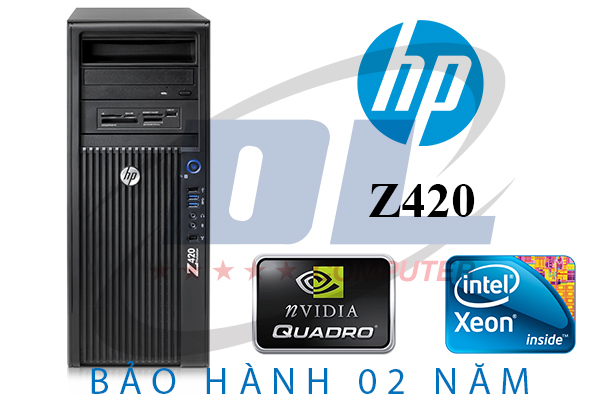 Hp z420 WorkStation/ Xeon E5-2680v2, VGA K4200 4GR5, Dram3 32Gb, SSD 240G+HDD 1T