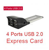 Card PCMCIA Express to 4 USB