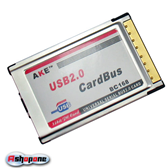 Card PCMCIA to usb 2.0 x2 adapter