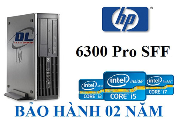 Hp 6300 Pro sff / Core-i7 3770, Dram3 8G, VGA K420 2G, SSD 120G+HDD 500G đồ họa 3D