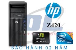 HP Z420 WorkStation/ Xeon E5-2696v2, VGA mới RTX 2060 6GR6, Ram 32G, SSD 512G+HDD 2Tb đồ họa