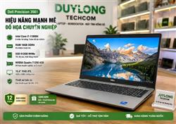 Laptop Dell Precision 3561 - Core i7 11800h, Dram4 16G, VGA T1200 4GR6, ổ NVME 512Gb, Màn 15,6 FHD