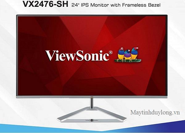 Màn hình Monitor Viewsonic VX2476-SH 23.8Inch 75Hz IPS chuyên đồ họa game